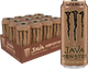 A 12 pack of 15 ounce Monster Java Loca Moca energy drinks.
