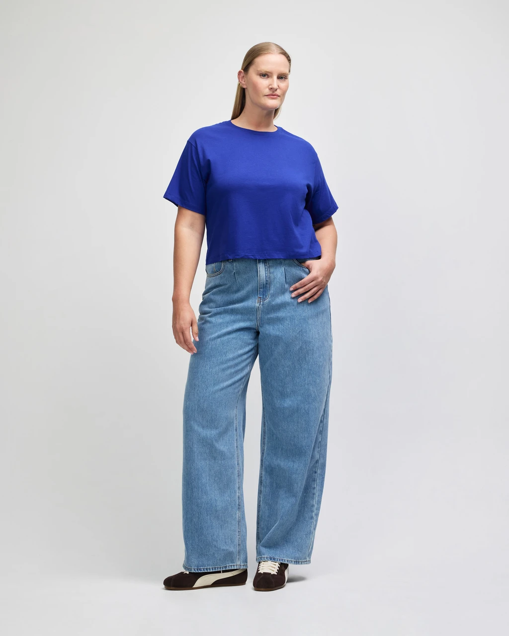 American Apparel® 102 Boxy Cropped T-Shirt