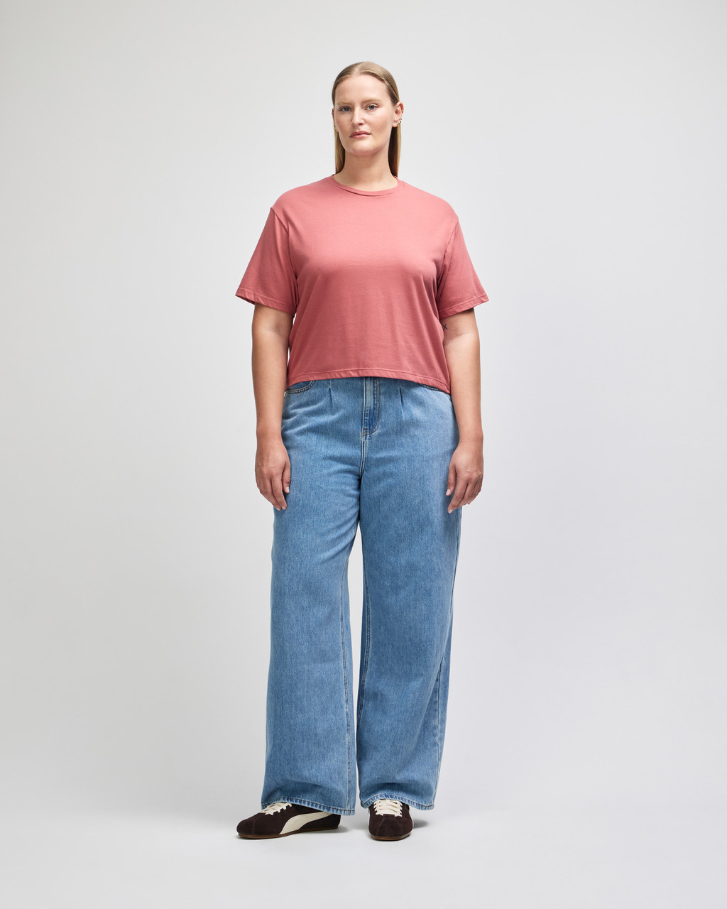 American Apparel® 102 Boxy Cropped T-Shirt
