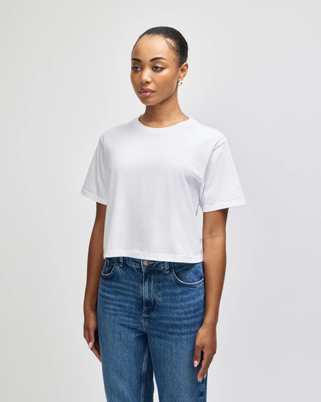 American Apparel® 102 Boxy Cropped T-Shirt