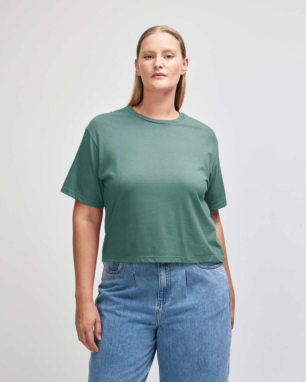 American Apparel® 102 Boxy Cropped T-Shirt