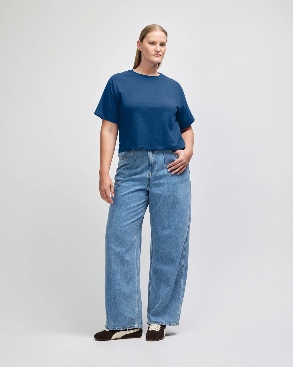 American Apparel® 102 Boxy Cropped T-Shirt