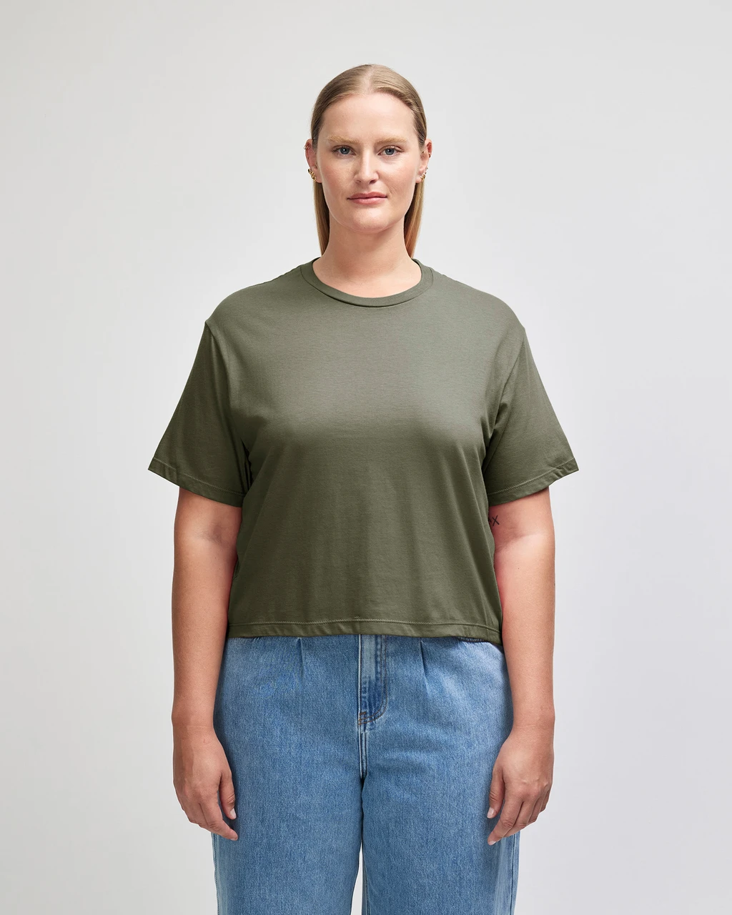 American Apparel® 102 Boxy Cropped T-Shirt