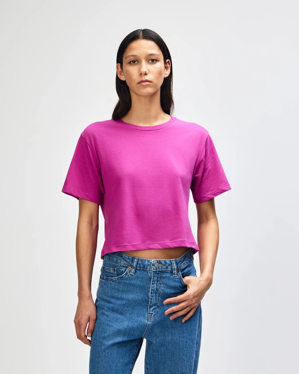 American Apparel® 102 Boxy Cropped T-Shirt