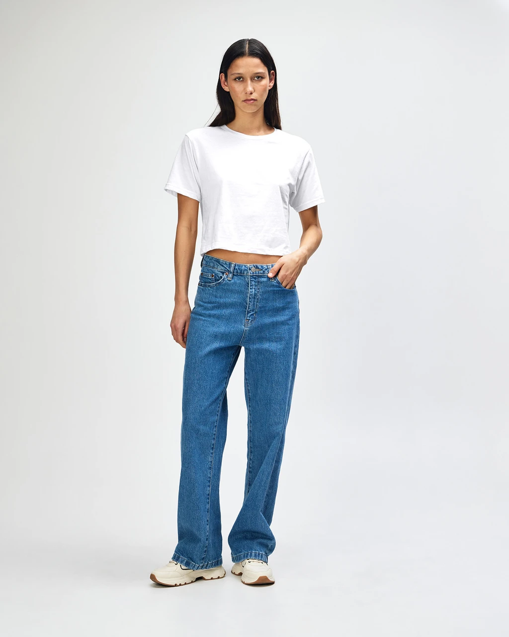 American Apparel® 102 Boxy Cropped T-Shirt