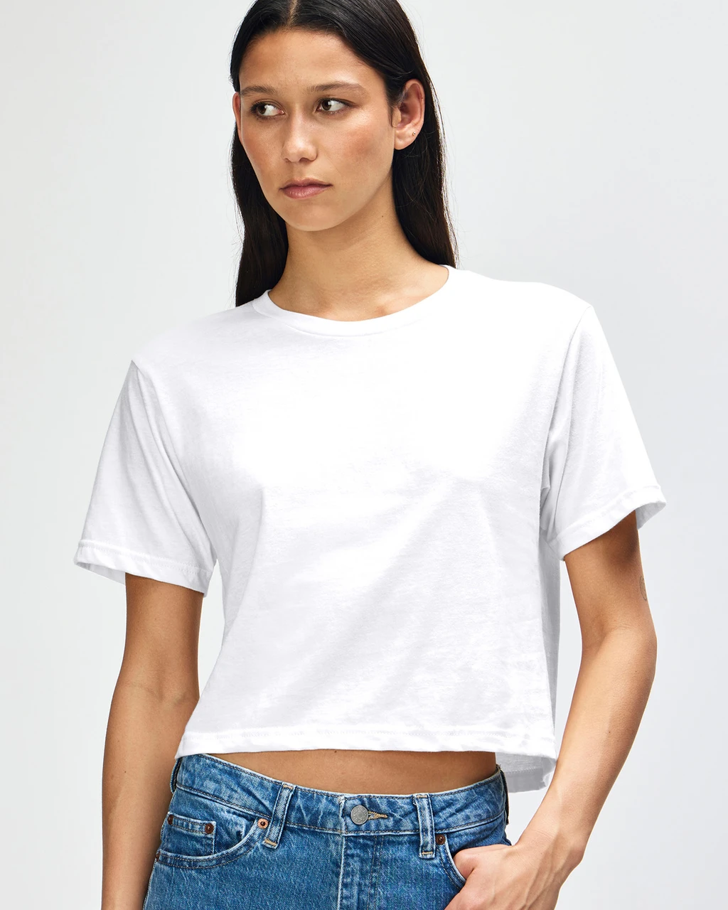 American Apparel® 102 Boxy Cropped T-Shirt