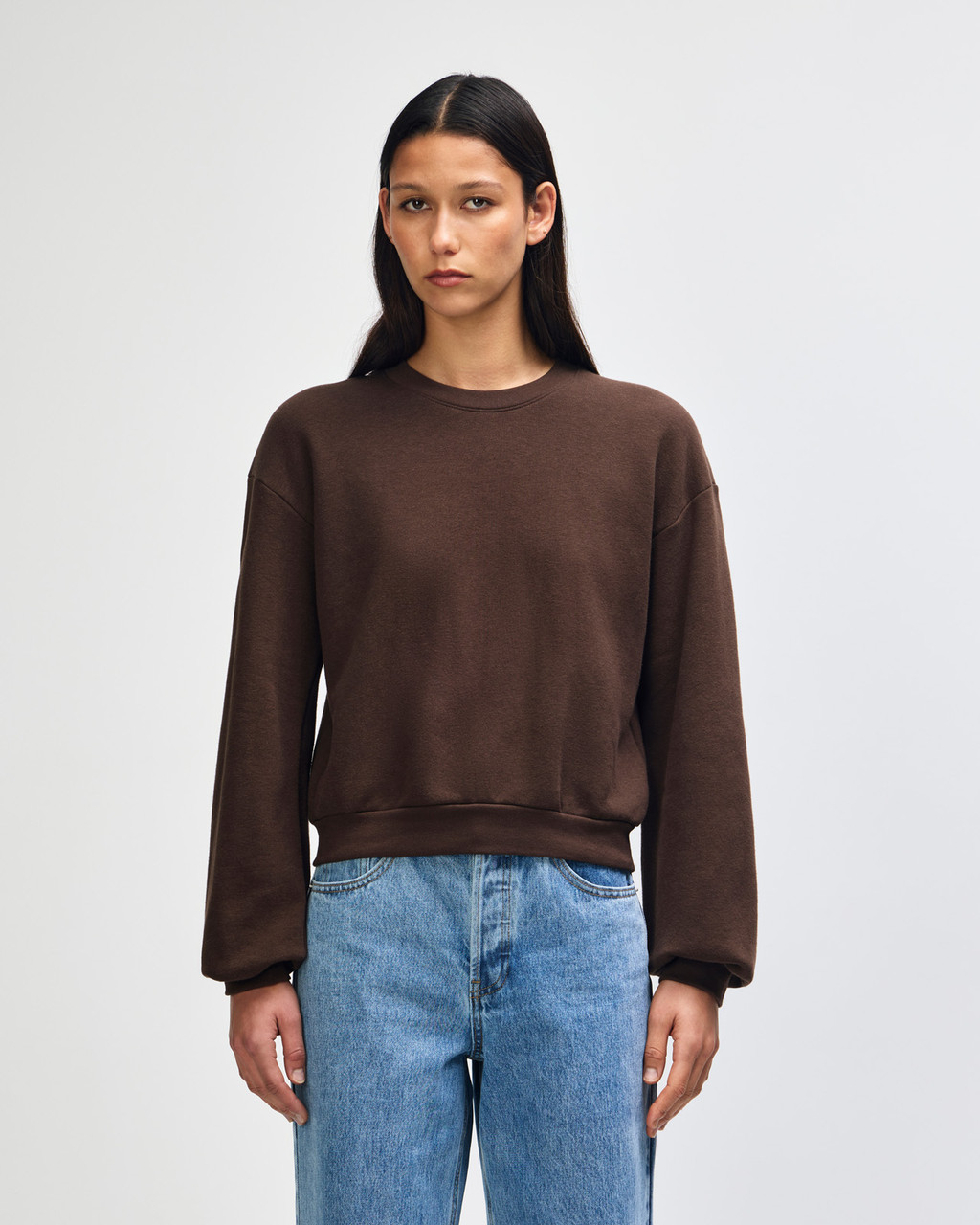 American Apparel® RF494 Boxy Cropped Crewneck