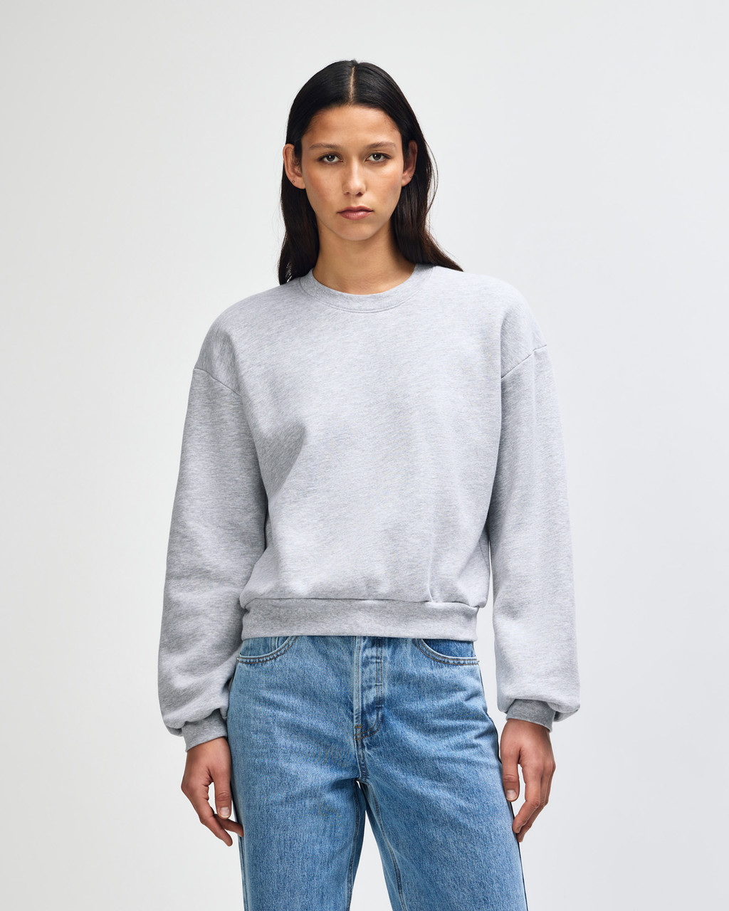 American Apparel® RF494 Boxy Cropped Crewneck
