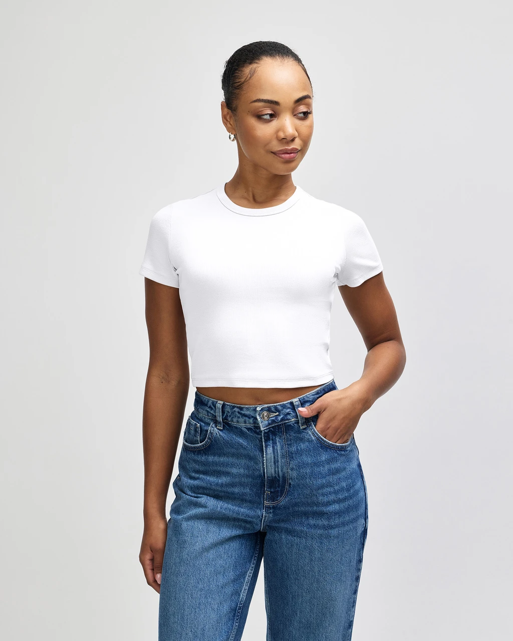 American Apparel® BR210 Women's Crop T-Shirt