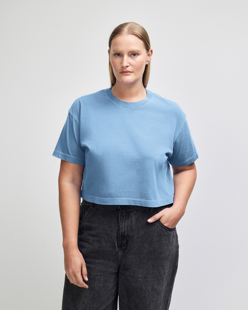 American Apparel® 1302GD Crop Boxy T-Shirt