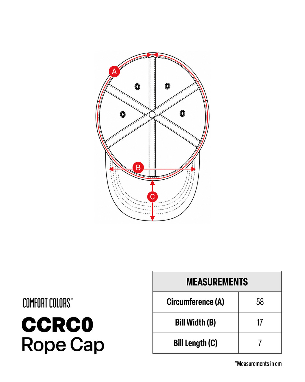Comfort Colors® CCRC0 Rope Cap