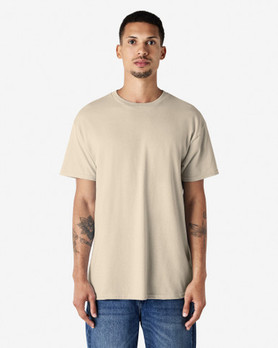 Gildan Adult Short Sleeve Crewneck T-Shirt 5000 (Sand)