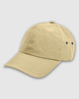 American Apparel® Washed Baseball Cap Front (Stone)