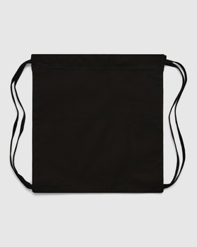 Heavyweight Drawstring Backpack (Black)