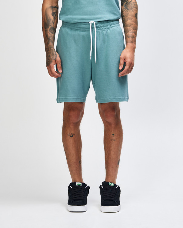 Adult Pique Gym Shorts Front (Arctic)