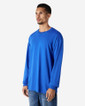2400 Ultra Cotton Adult Long Sleeve T-Shirt Side (Royal)