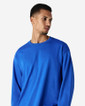 2400 Ultra Cotton Adult Long Sleeve T-Shirt Close Up (Royal)