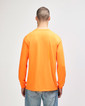 2400 Ultra Cotton Adult Long Sleeve T-Shirt Front (Safety Orange)