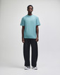 Pique Unisex Mockneck T-shirt (Arctic)