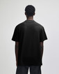 Pique Unisex Mockneck T-shirt (Black)