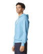 1467 Lightweight Adult Hooded Sweatshirt Side (Hydrangea)