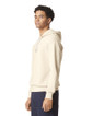 1467 Lightweight Adult Hooded Sweatshirt Side (Ivory)