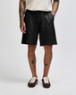 Adult Pique Gym Shorts (Black)