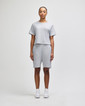 Adult Pique Gym Shorts (Heather Grey)