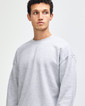 ReFlex Fleece Unisex Crewneck Sweatshirt Crop (Heather Grey )