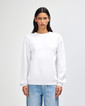 ReFlex Fleece Unisex Crewneck Sweatshirt Front (White )