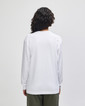 9410 Super Heavyweight Unisex Long Sleeve T-Shirt with Pocket (White)