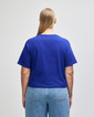 Womens Fine Jersey Boxy T-shirt (Lapis)