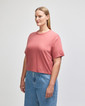 Womens Fine Jersey Boxy T-shirt (Canyon)