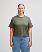 Womens Fine Jersey Boxy T-shirt (Lieutenant)