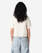 Womens Fine Jersey Boxy T-shirt (Cream)
