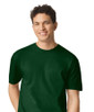 64000 Adult T-Shirt Close Up (Forest Green)