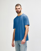 64000 Adult T-Shirt Side (Indigo Blue)