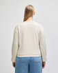 ReFlex Fleece Women's Crewneck Sweatshirt Crop (Bone)