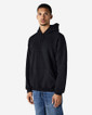SF500 Midweight Fleece Adult Hoodie Side (Black)
