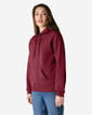 SF500 Midweight Fleece Adult Hoodie Side (Maroon)