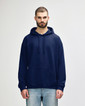 SF500 Midweight Fleece Adult Hoodie Front (Navy)