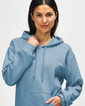 SF500 Midweight Fleece Adult Hoodie Front (Stone Blue)
