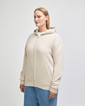 ReFlex Fleece Unisex Zip Hooded Sweatshirt (Bone)