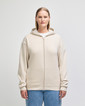 ReFlex Fleece Unisex Zip Hooded Sweatshirt (Bone)