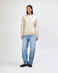 ReFlex Fleece Unisex Zip Hooded Sweatshirt Full (Bone)