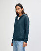 ReFlex Fleece Unisex Zip Hooded Sweatshirt Side (Sea Blue)