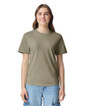1717 Heavyweight Adult T-Shirt Front (Sandstone)