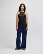 101CVC Womens Tank Top Crop (Black)
