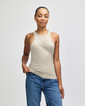 101CVC Womens Tank Top (Heather Bone)