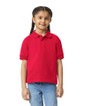 8800B DryBlend Youth Polo Front (Red)